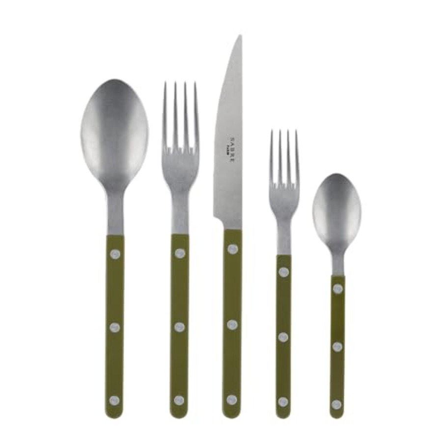 Vintage Collectible Knives - - 5-Piece Flatware Set - Bistrot