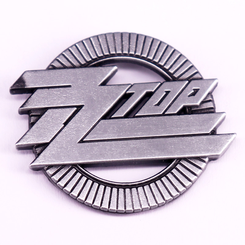 Collectible Vintage Brooches - Rock Band Enamel Pin Vintage Metal
