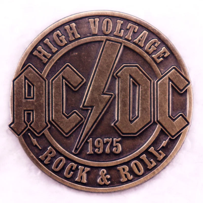 Collectible Vintage Brooches - Rock Roll Music Song Enamel Pin