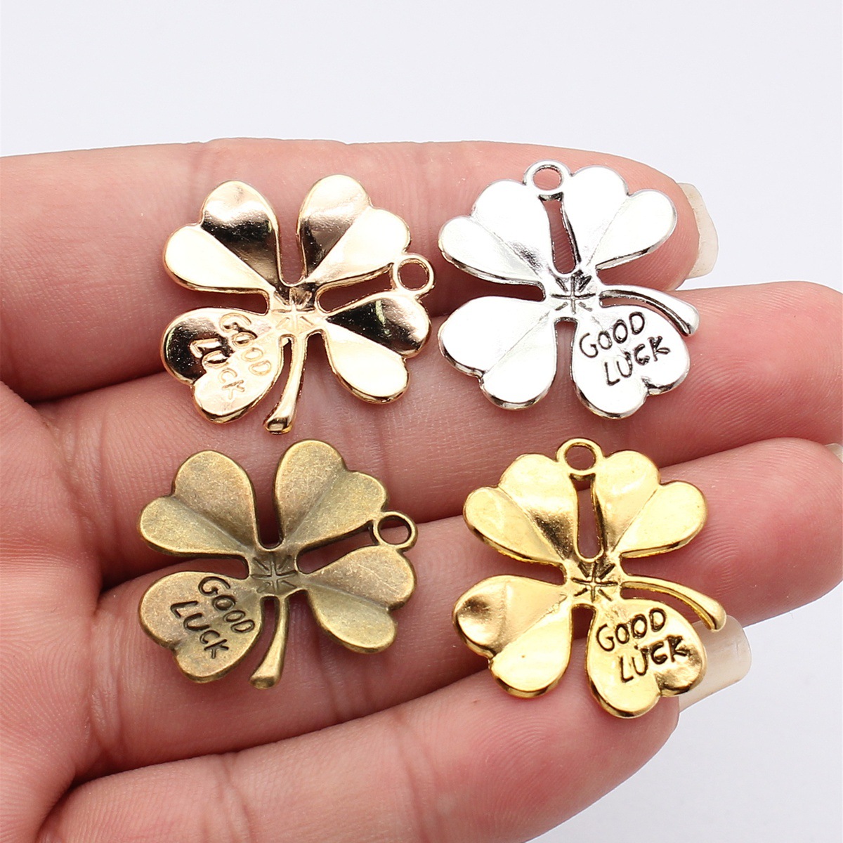 Vintage Collectibles For Sale - WYSIWYG 5pcs 28x26mm Kc Gold Color