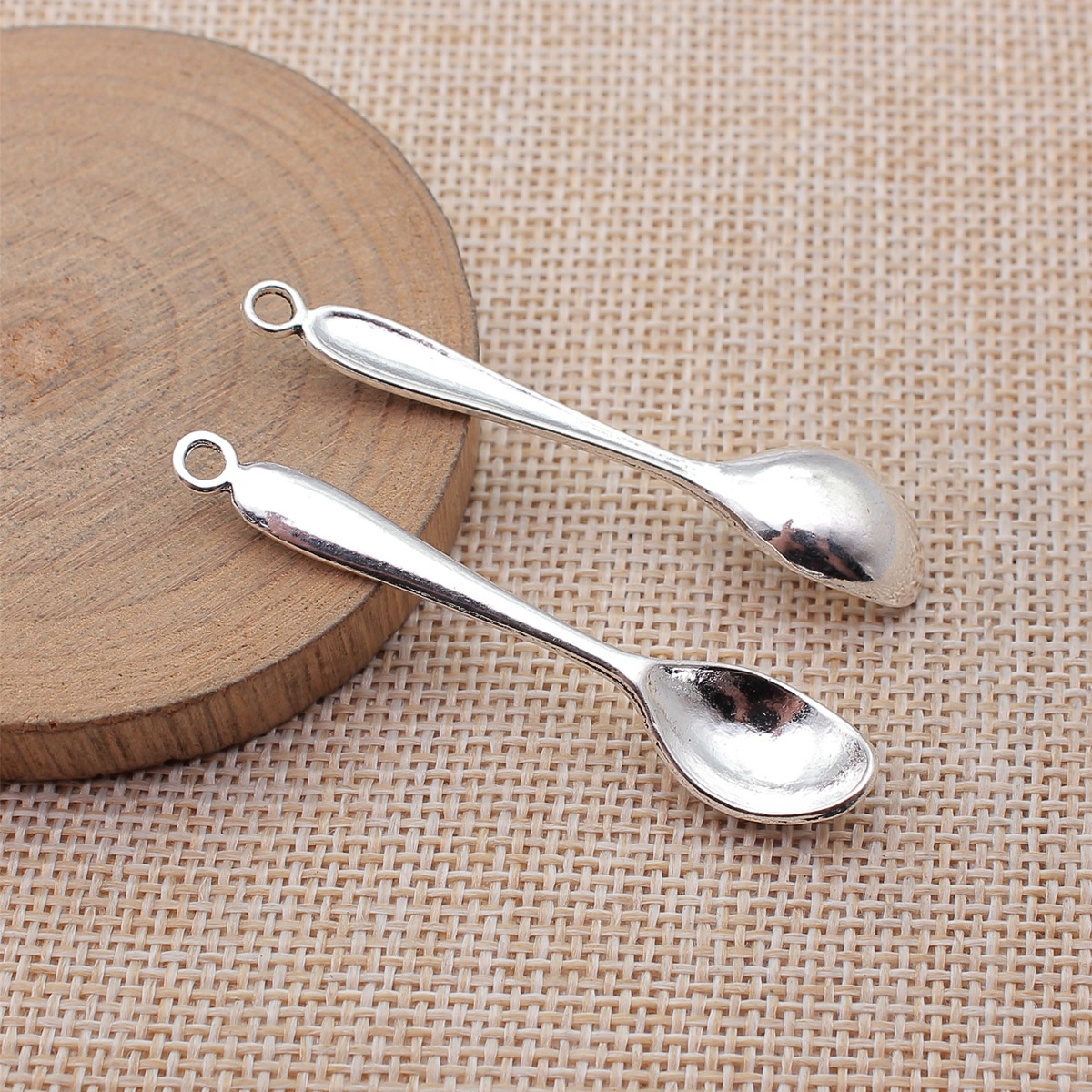 Vintage Collectible Spoons - WYSIWYG 10pcs 54x11mm 5 Colors Spoon