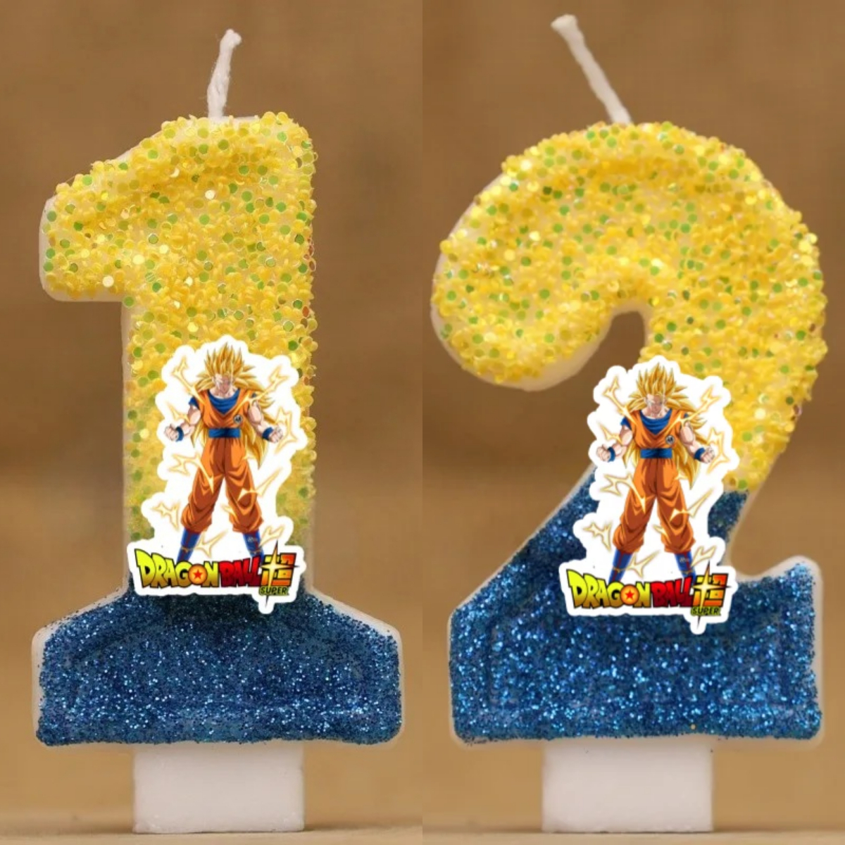 Vintage Collectible Figurines - Dragon Ball Son Goku Digital Candle