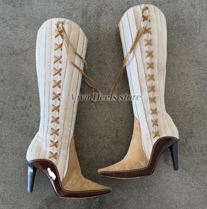Vintage white leather mixed co - Vintage Zipper บทวิจารณ์และราคา