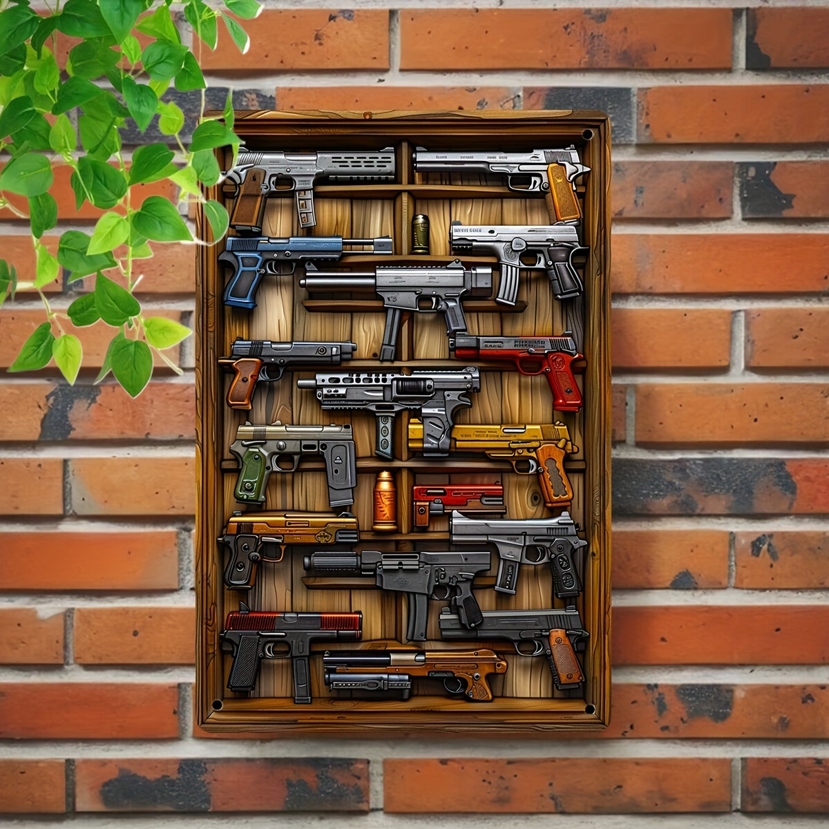 1 piece of vintage metal tin s - Vintage Collectible Guns บทวิจารณ์และราคา