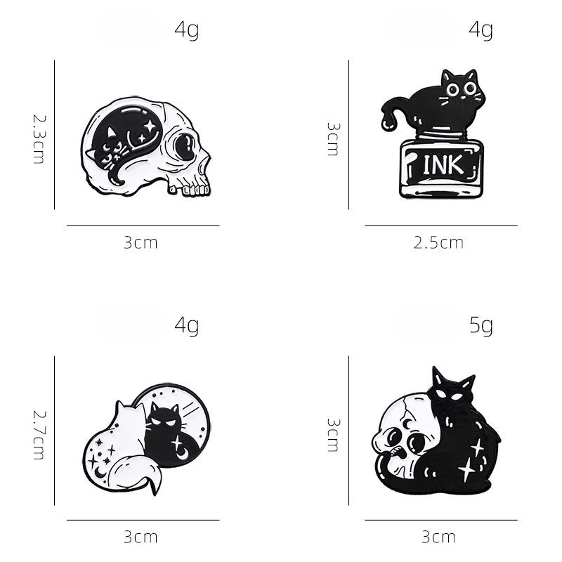 Cute Black Cat Collection Plan - Collectible Vintage Brooches บทวิจารณ์และราคา