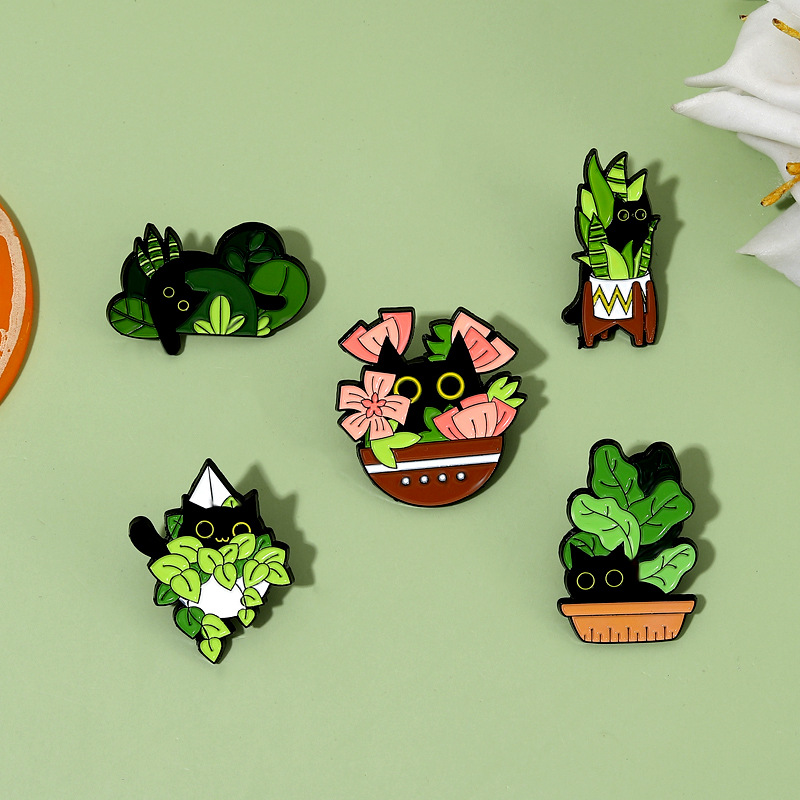 Cute Black Cat Collection Plan - Collectible Vintage Brooches บทวิจารณ์และราคา