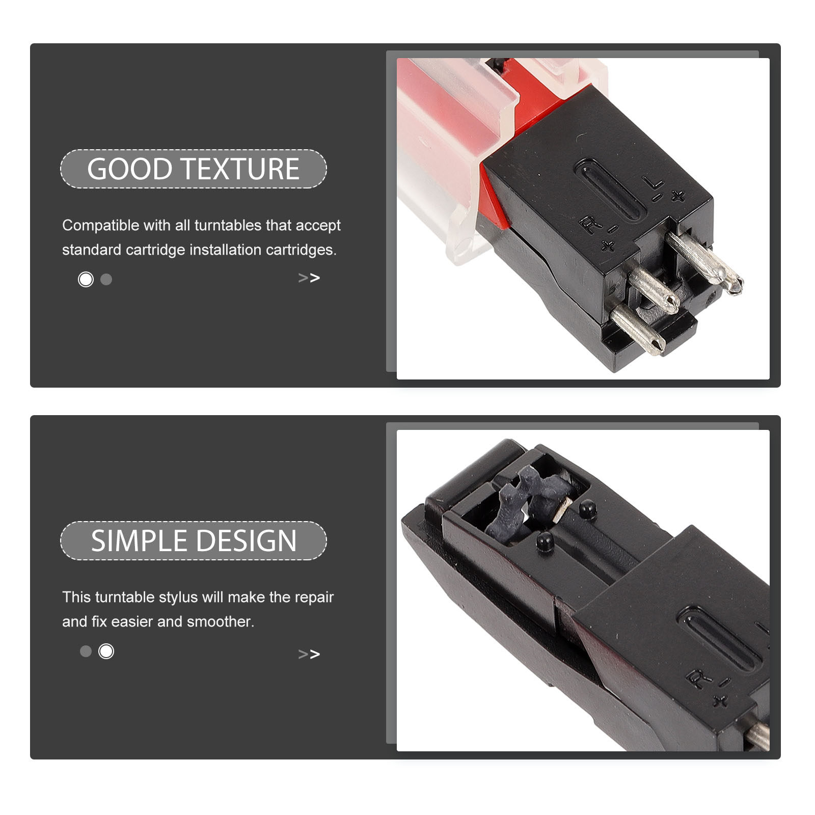 2Pcs Turntable Stylus Needle H - Record Player Needle บทวิจารณ์และราคา
