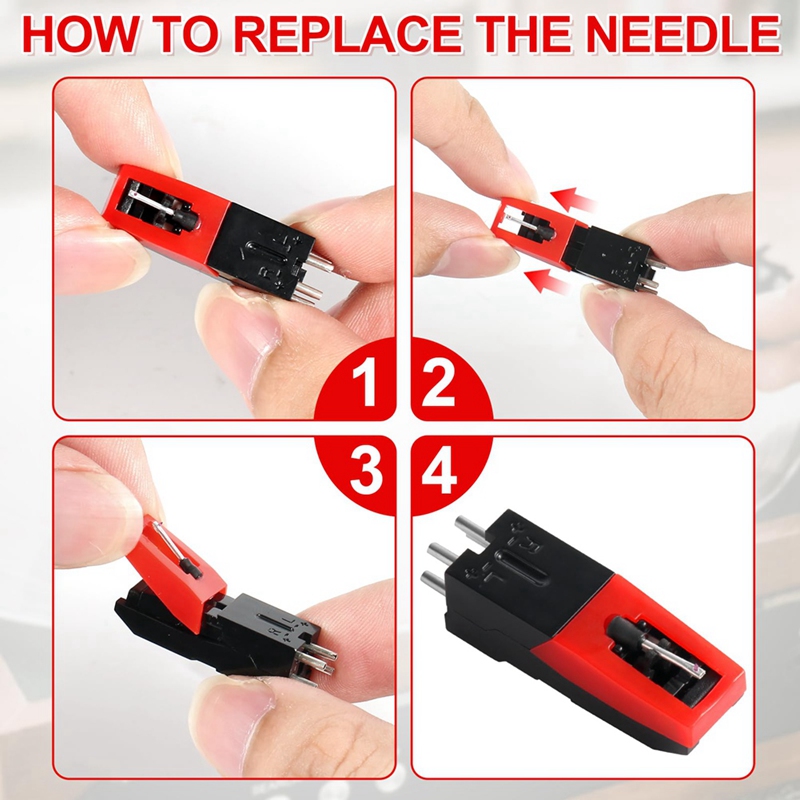 Player Needle Replacement, 4Pc - Record Player Needle บทวิจารณ์และราคา