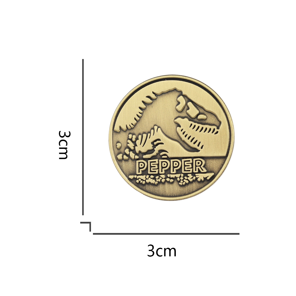 Jurassic-Park-Enamel Pin Dinos - Collectible Vintage Brooches บทวิจารณ์และราคา
