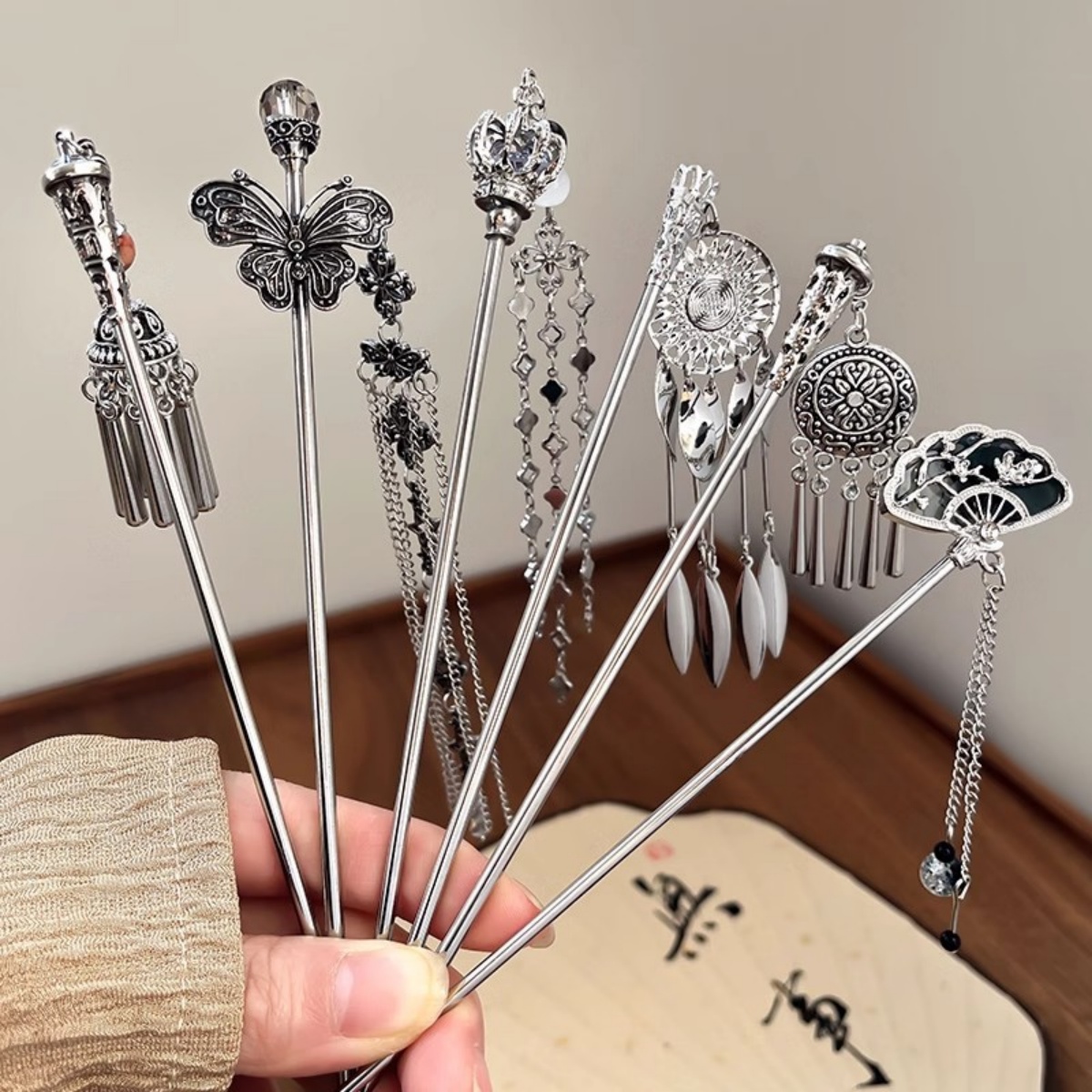 Elegant Women's Hairpin Antiqu - Vintage Collectibles For Sale บทวิจารณ์และราคา