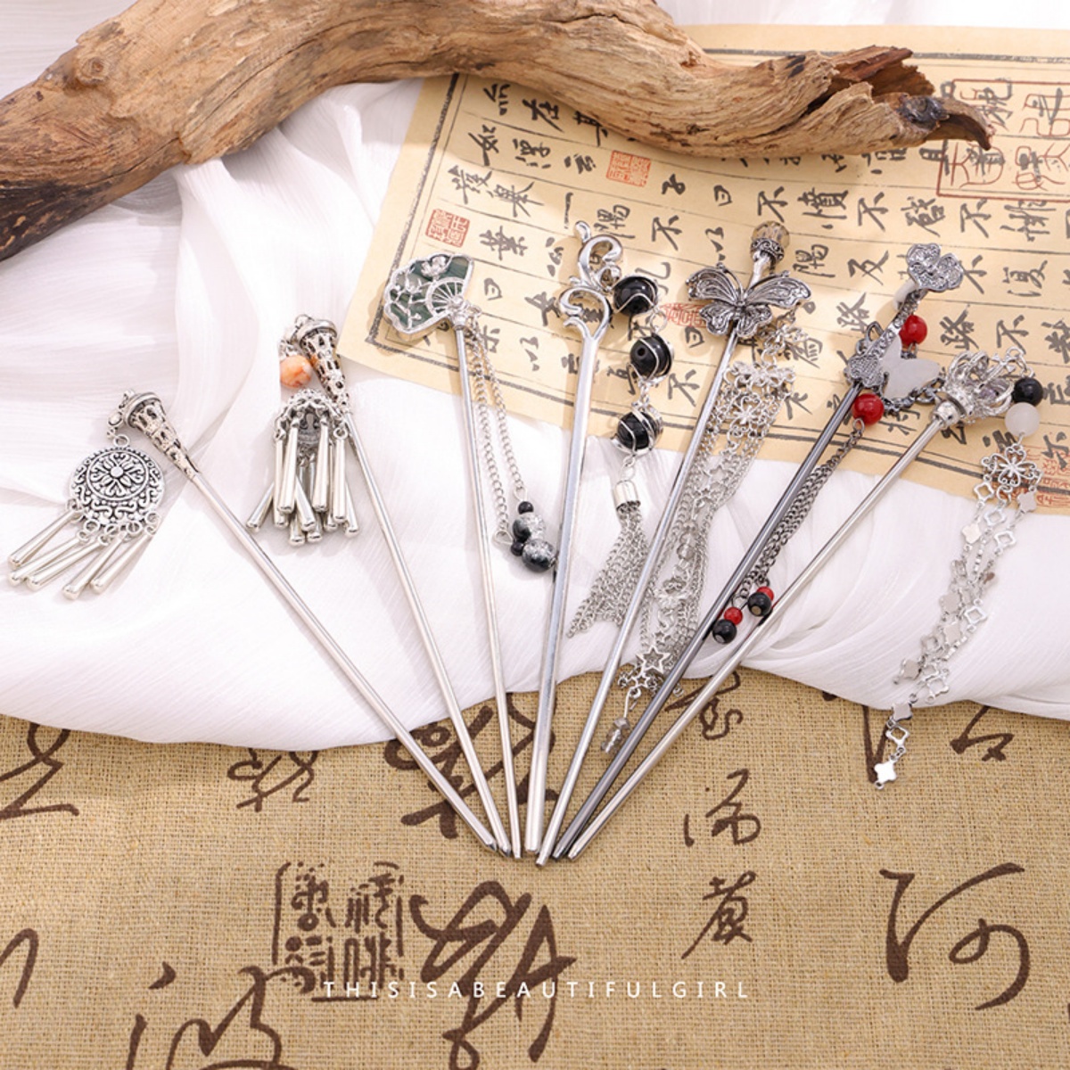 Elegant Women's Hairpin Antiqu - Vintage Collectibles For Sale บทวิจารณ์และราคา