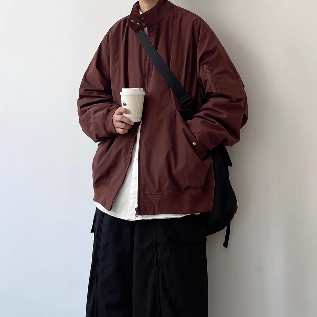 Unsiex Jacket 2026 New Spring  - Vintage Zipper บทวิจารณ์และราคา