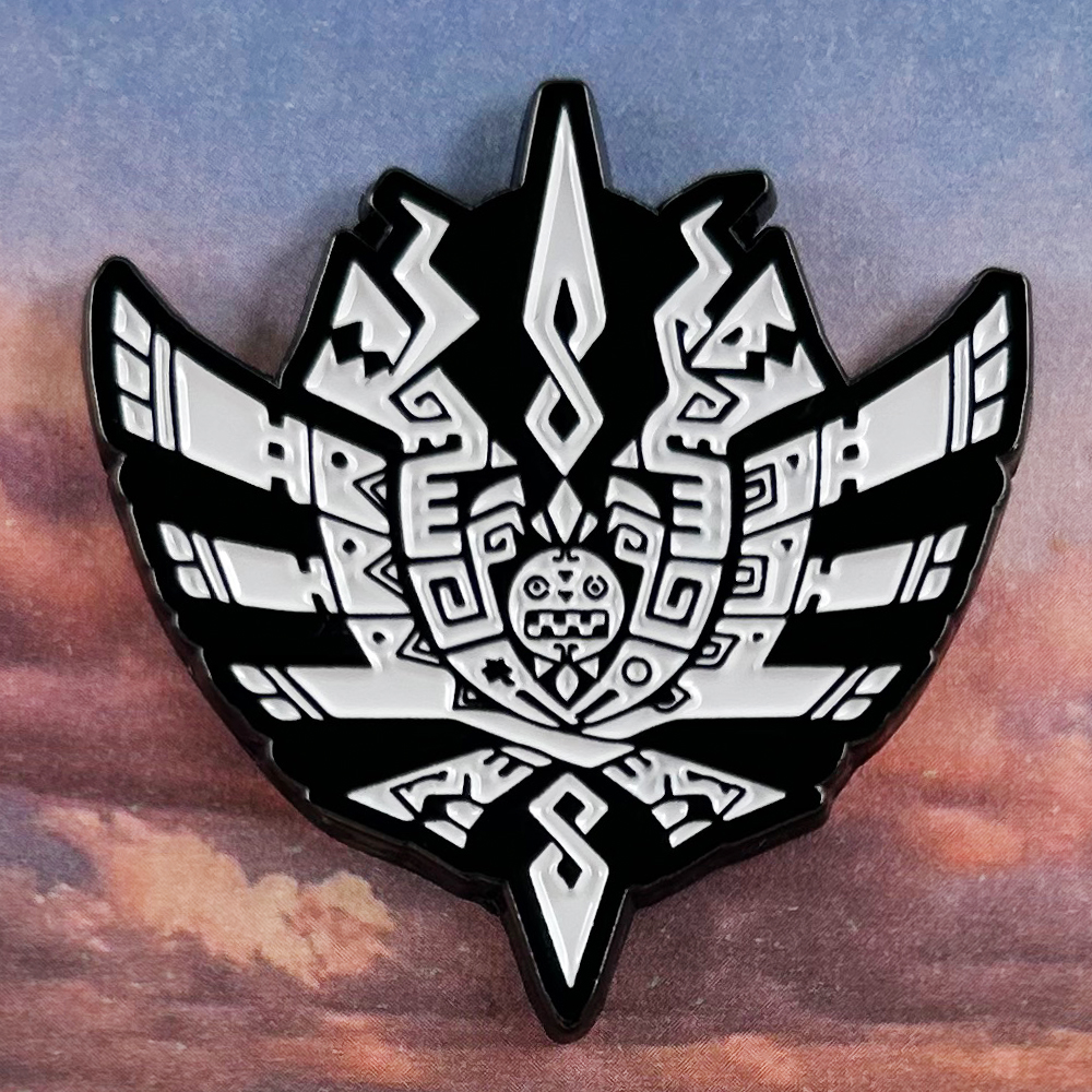 MH4 Monster Hunter-4 Logo Badg - Collectible Vintage Brooches บทวิจารณ์และราคา
