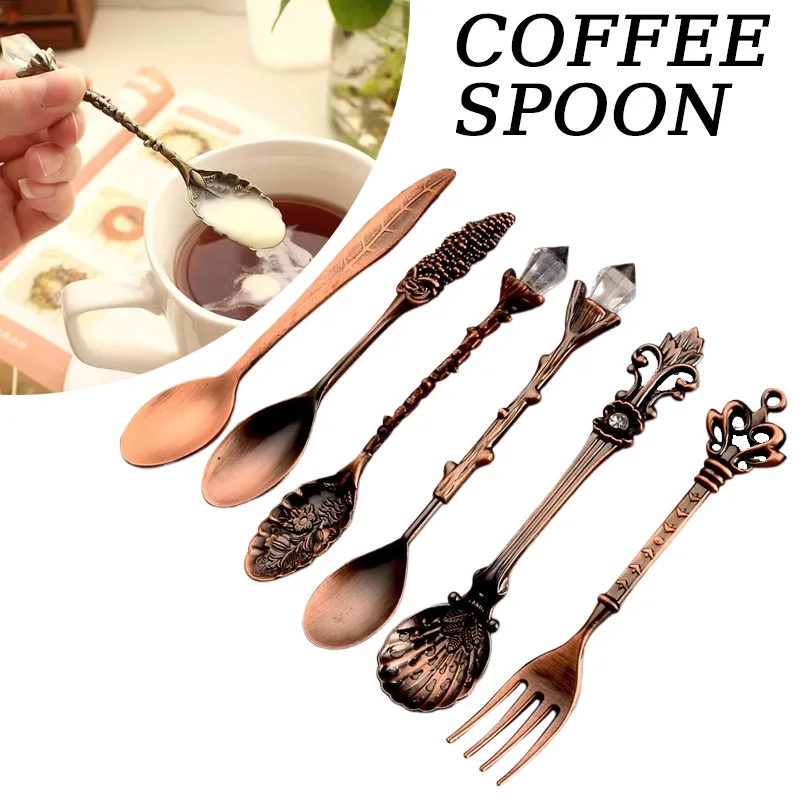 6pcs Set Ice Cream Spoon Jam S - Vintage Collectible Spoons บทวิจารณ์และราคา