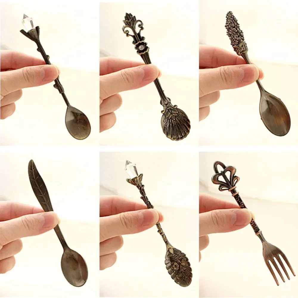 6pcs Set Ice Cream Spoon Jam S - Vintage Collectible Spoons บทวิจารณ์และราคา