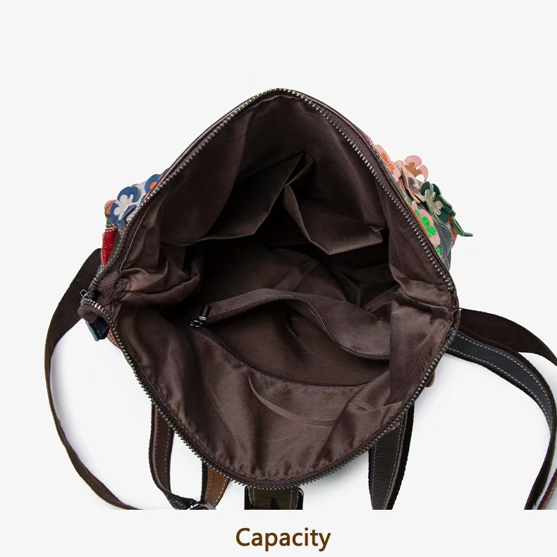Vintage Women Genuine Leather  - Vintage Zipper บทวิจารณ์และราคา