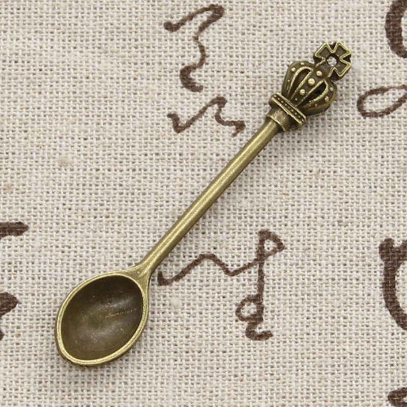8pcs Charms Kitchen Spoon Crow - Vintage Collectible Spoons บทวิจารณ์และราคา