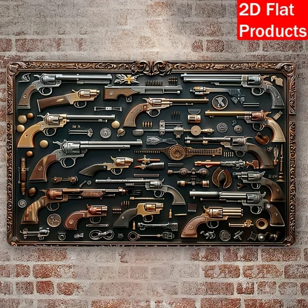 [Metal Decorative Plaque] Vint - Vintage Collectible Guns บทวิจารณ์และราคา
