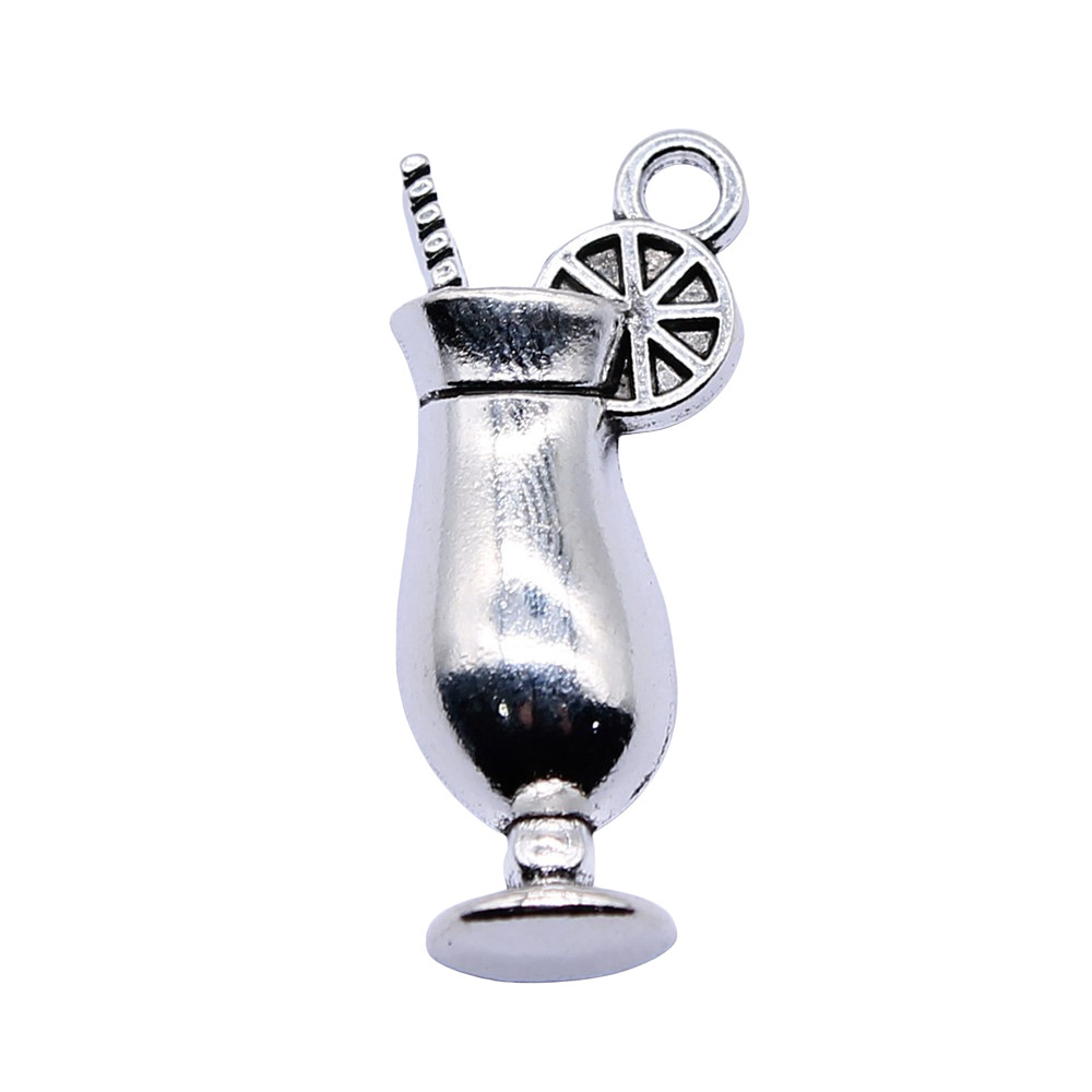 4pcs 12x28mm Antique Silver Co - Vintage Collectibles For Sale บทวิจารณ์และราคา