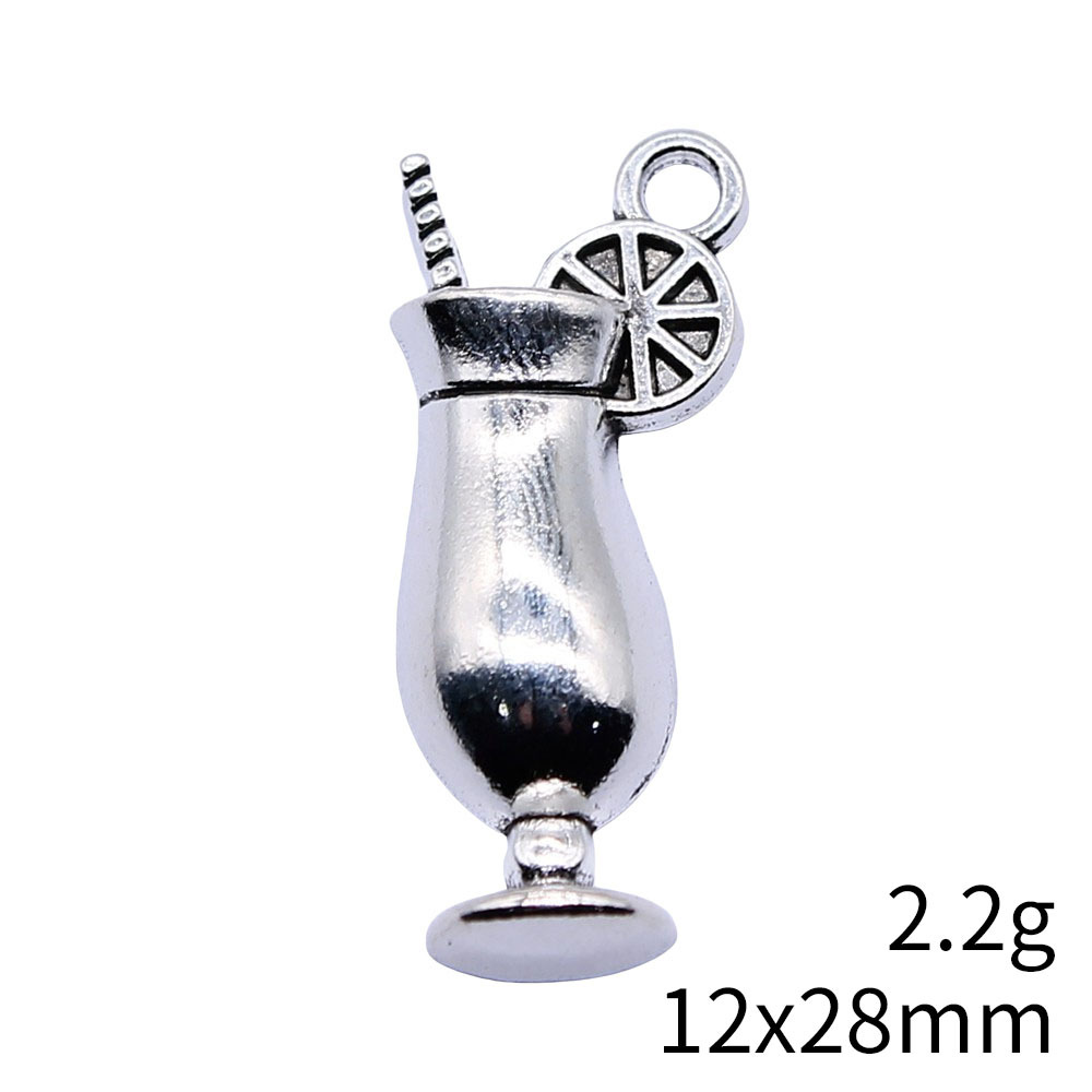 4pcs 12x28mm Antique Silver Co - Vintage Collectibles For Sale บทวิจารณ์และราคา