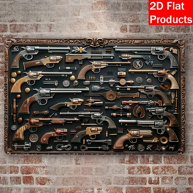 [Metal Decorative Plaque] Vint - Vintage Collectible Guns บทวิจารณ์และราคา