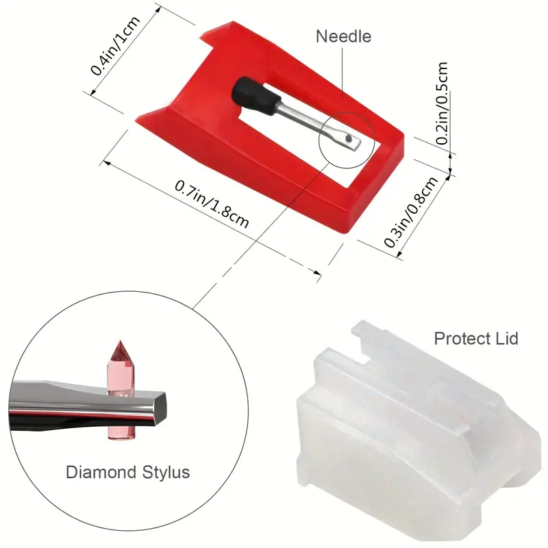 6PCS Record Player Needles rub - Record Player Needle บทวิจารณ์และราคา