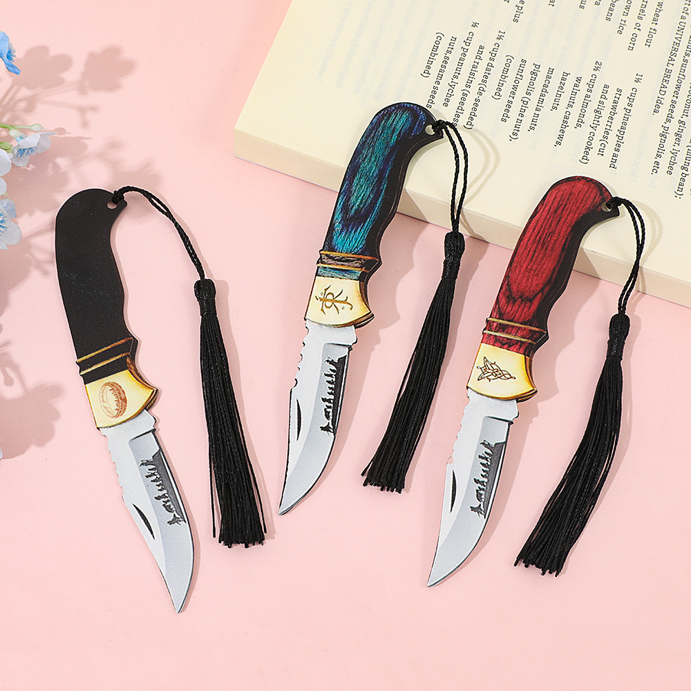 One Rings Knife-shaped Bookmar - Vintage Collectible Knives บทวิจารณ์และราคา