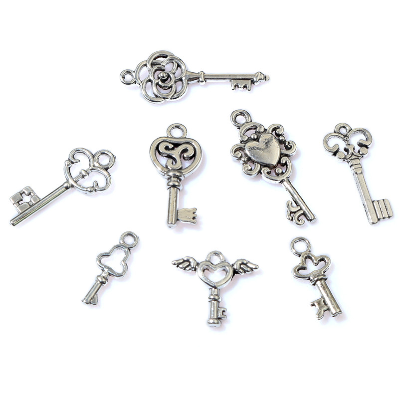 50pcs Vintage Small Key Charms - Vintage Collectibles For Sale บทวิจารณ์และราคา