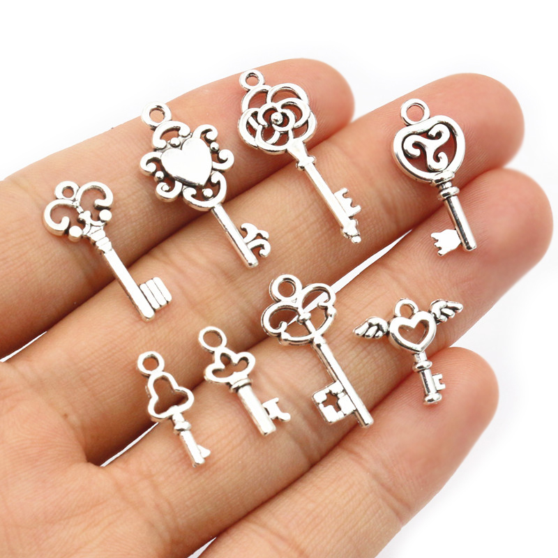 50pcs Vintage Small Key Charms - Vintage Collectibles For Sale บทวิจารณ์และราคา