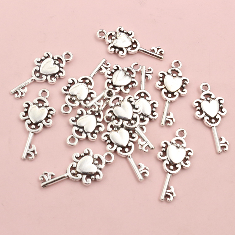 50pcs Vintage Small Key Charms - Vintage Collectibles For Sale บทวิจารณ์และราคา