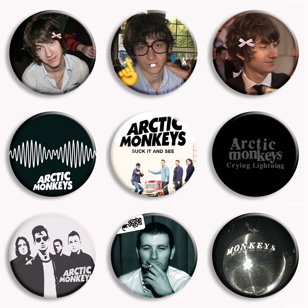Vintage Arctic Monkeys Music B - Collectible Vintage Brooches บทวิจารณ์และราคา