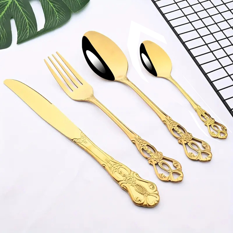 4/24pcs Elegant and durable vi - Vintage Collectible Spoons บทวิจารณ์และราคา