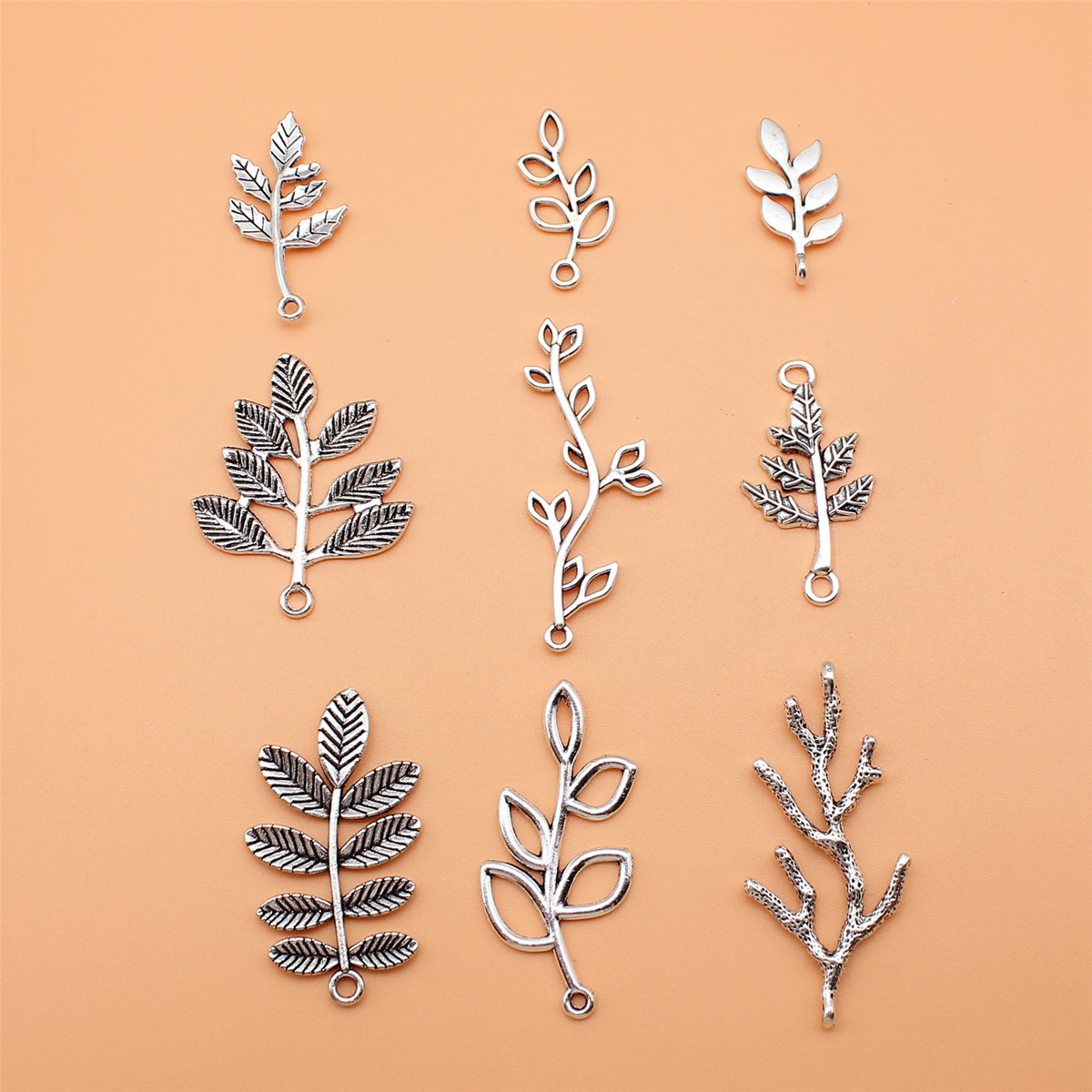 9pcs Antique Silver Color Bran - Vintage Collectible Jewelry บทวิจารณ์และราคา