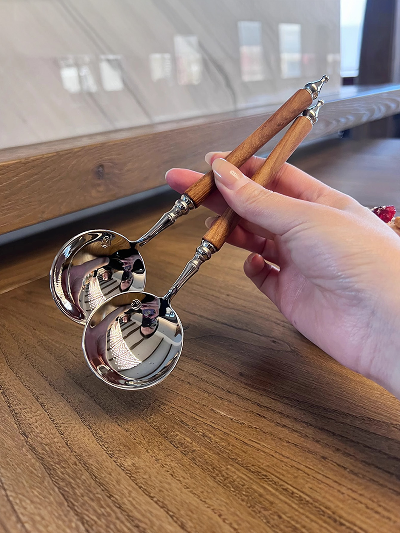Stainless steel spoons,  vinta - Vintage Collectible Spoons บทวิจารณ์และราคา