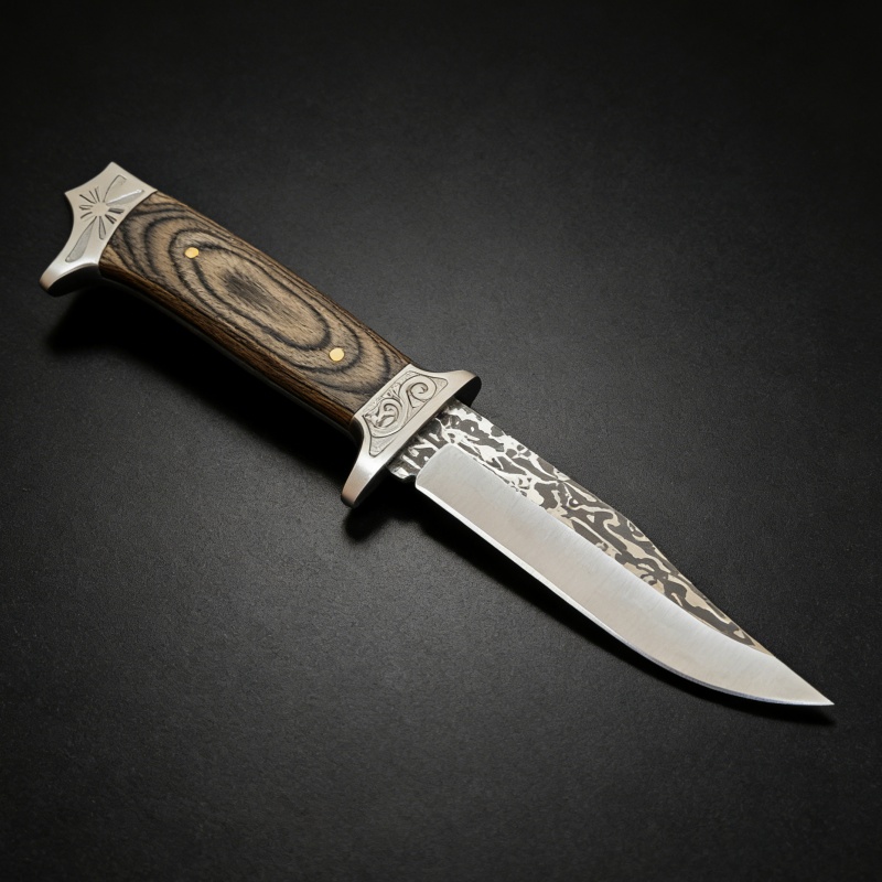 Vintage Engraved Straight Knif - Vintage Collectible Knives บทวิจารณ์และราคา