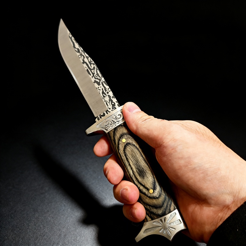 Vintage Engraved Straight Knif - Vintage Collectible Knives บทวิจารณ์และราคา