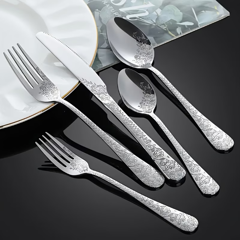 30-piece stainless steel cutle - Vintage Collectible Spoons บทวิจารณ์และราคา