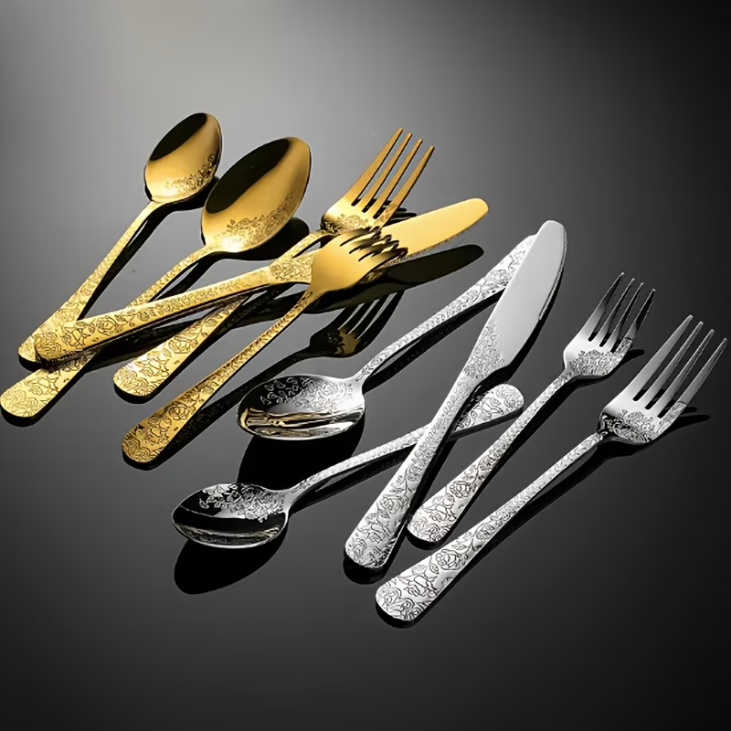 30-piece stainless steel cutle - Vintage Collectible Spoons บทวิจารณ์และราคา