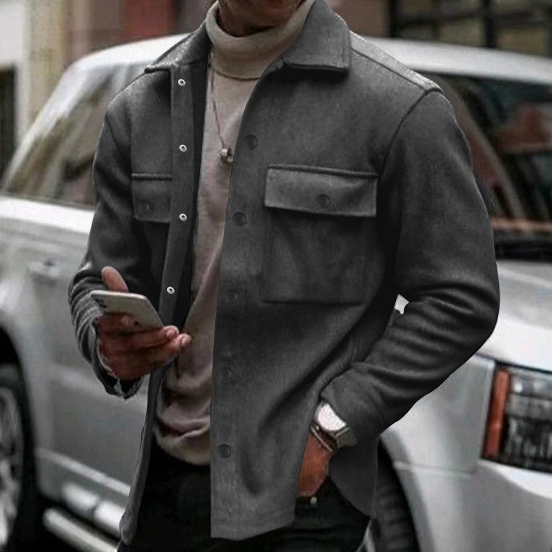 Work Jacket Male Outerwear Sli - Vintage Zipper บทวิจารณ์และราคา