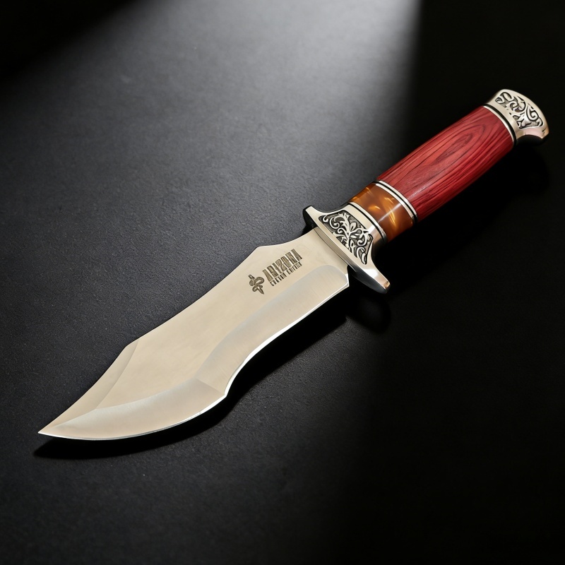 Vintage Straight Blade Knife w - Vintage Collectible Knives บทวิจารณ์และราคา