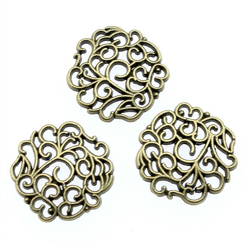 10pcs 18x18mm 2 Colors Antique - Vintage Collectibles For Sale บทวิจารณ์และราคา