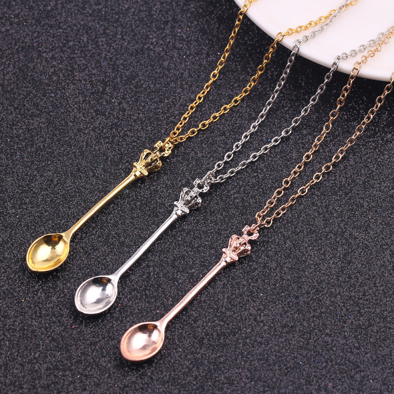 Alice Vintage Gold Crown Spoon - Vintage Collectible Spoons บทวิจารณ์และราคา