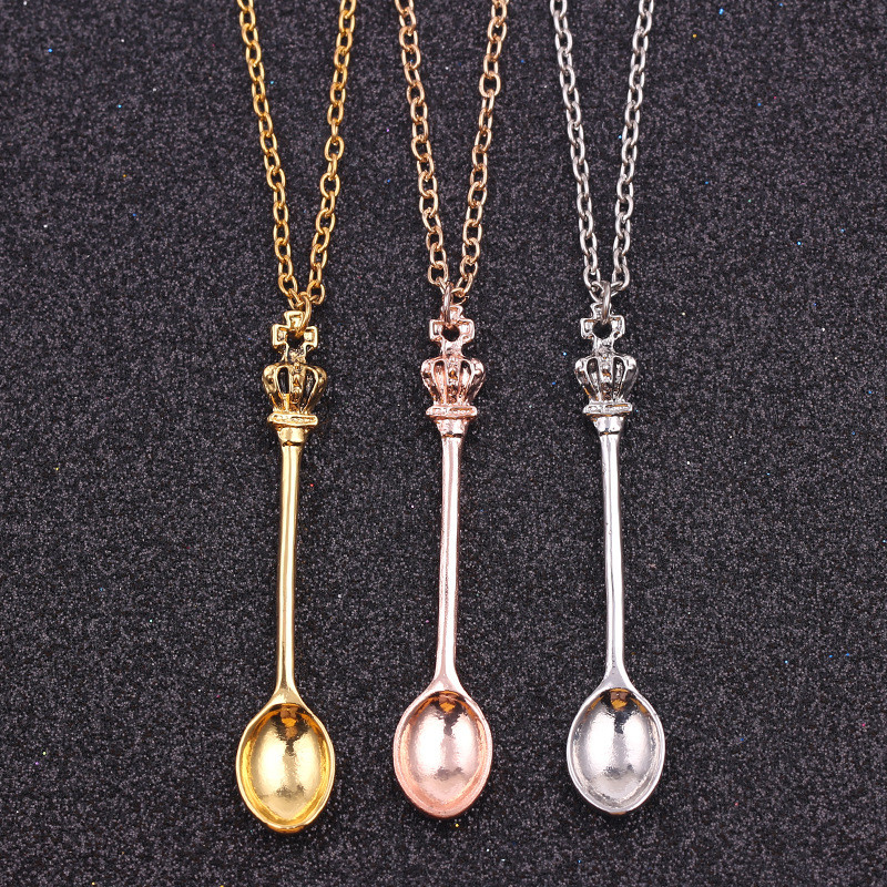Alice Vintage Gold Crown Spoon - Vintage Collectible Spoons บทวิจารณ์และราคา