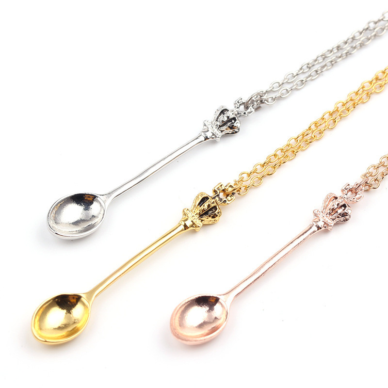 Alice Vintage Gold Crown Spoon - Vintage Collectible Spoons บทวิจารณ์และราคา