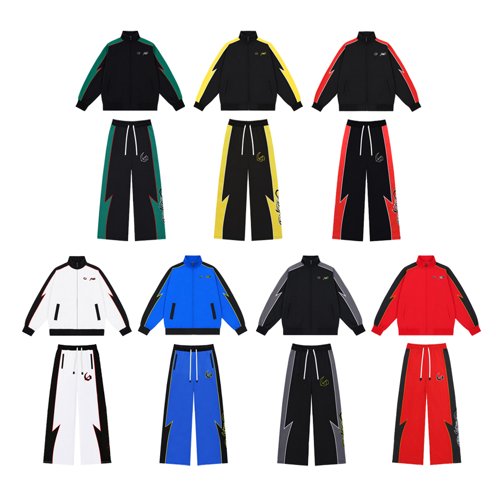 Y2k Streetwear Men's Sets Two  - Vintage Zipper บทวิจารณ์และราคา