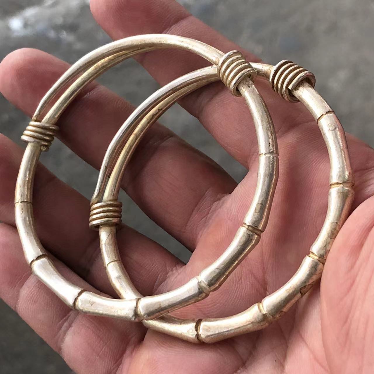 Vintage White Copper Plated Si - Vintage Collectible Jewelry บทวิจารณ์และราคา