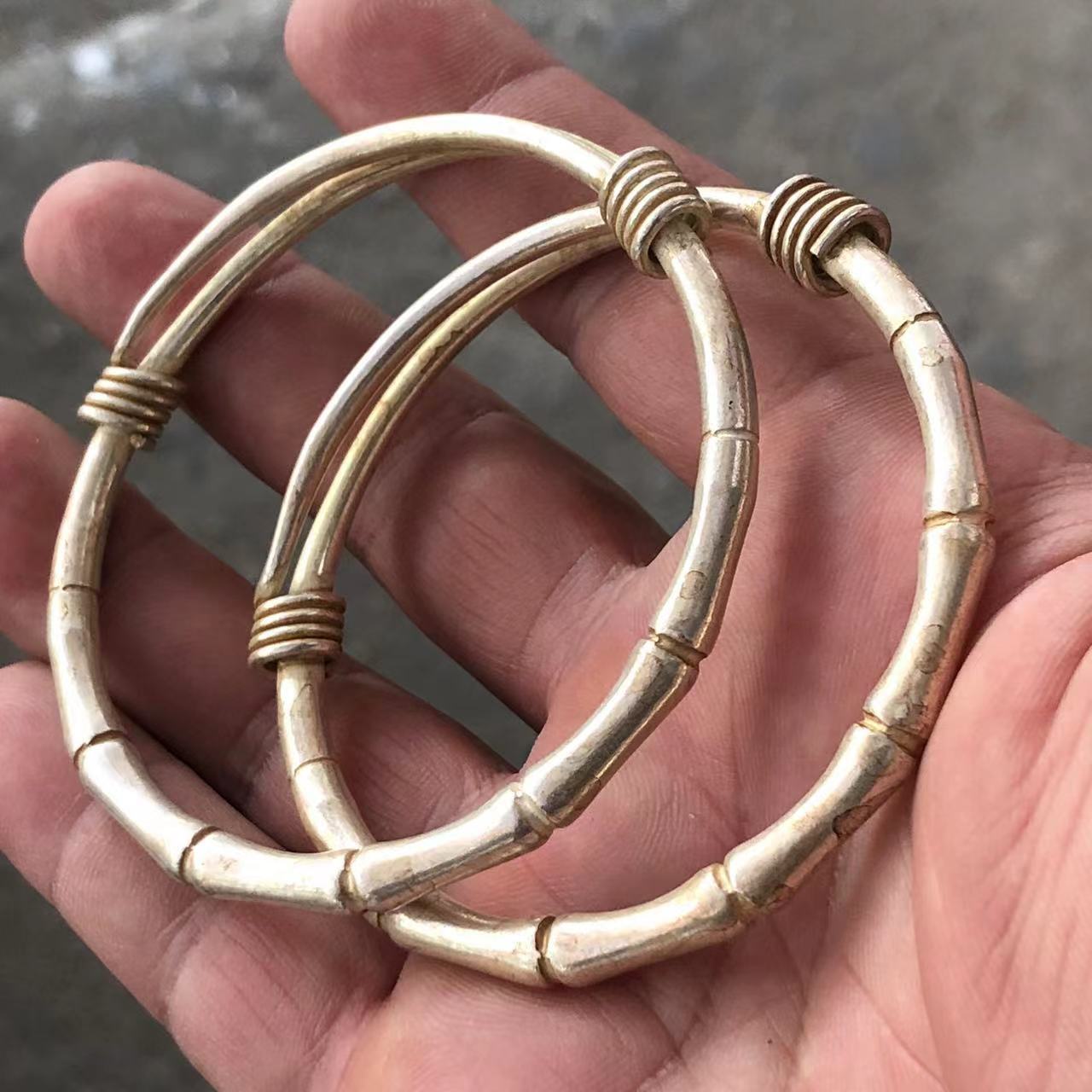 Vintage White Copper Plated Si - Vintage Collectible Jewelry บทวิจารณ์และราคา