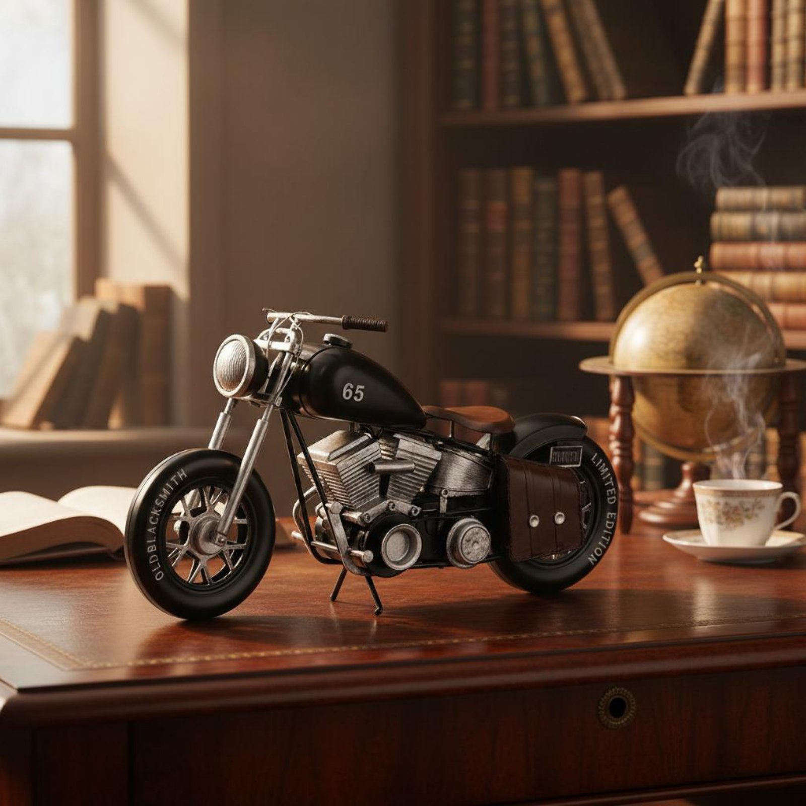 Metal Motorcycle Model Europea - Vintage Collectible Figurines บทวิจารณ์และราคา