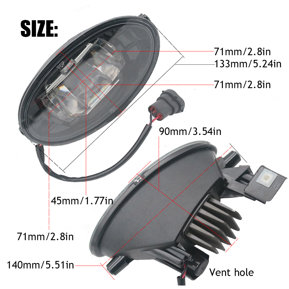 2Pcs Upgrade LED Fog Lights As - Darkroom Enlarger Lens บทวิจารณ์และราคา
