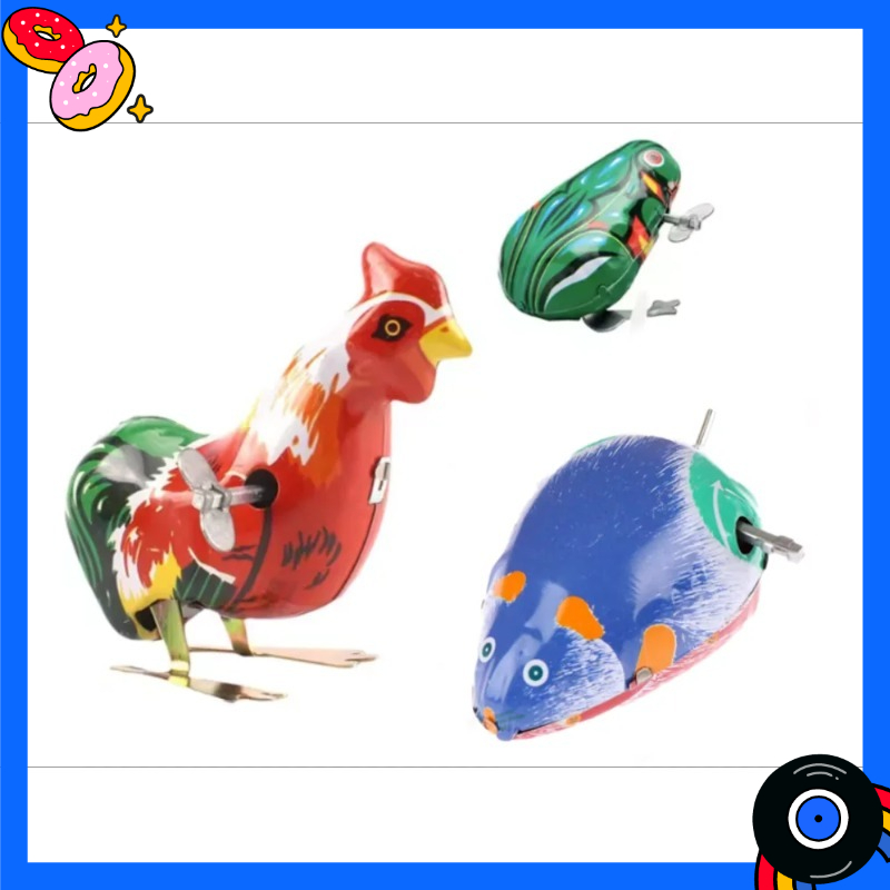 Vintage Metal Wind Up Toys Set - Vintage Collection Playset บทวิจารณ์และราคา